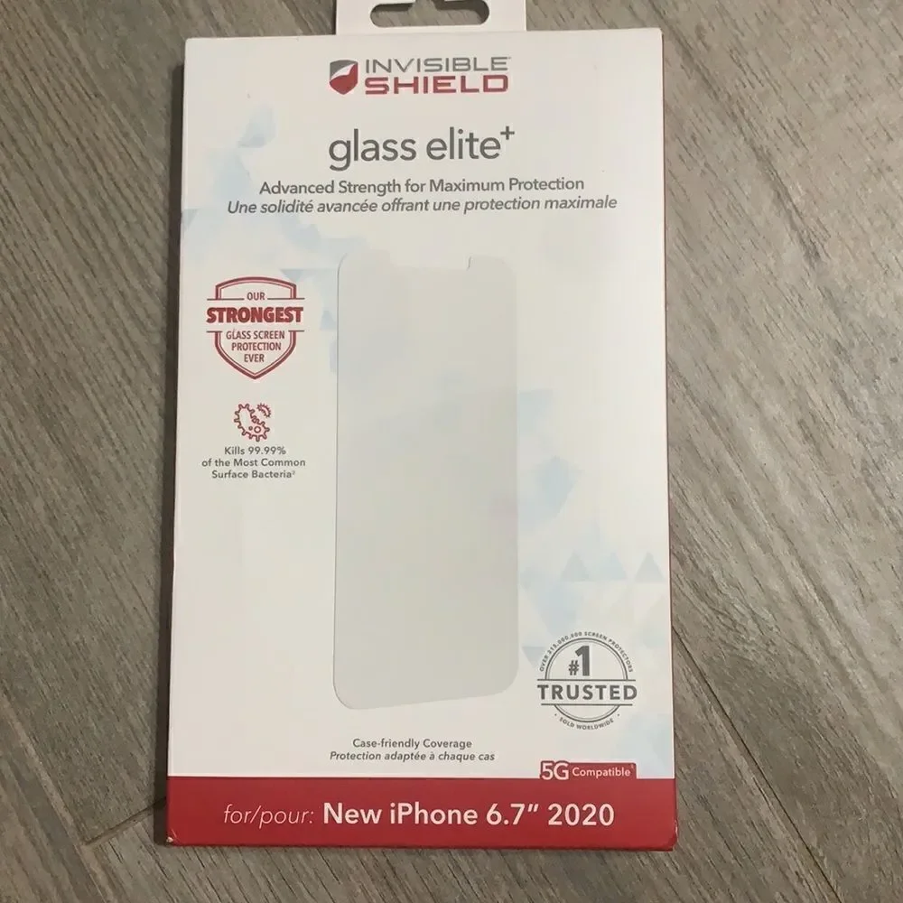 Invisible SHIELD glass elite protection glass. New